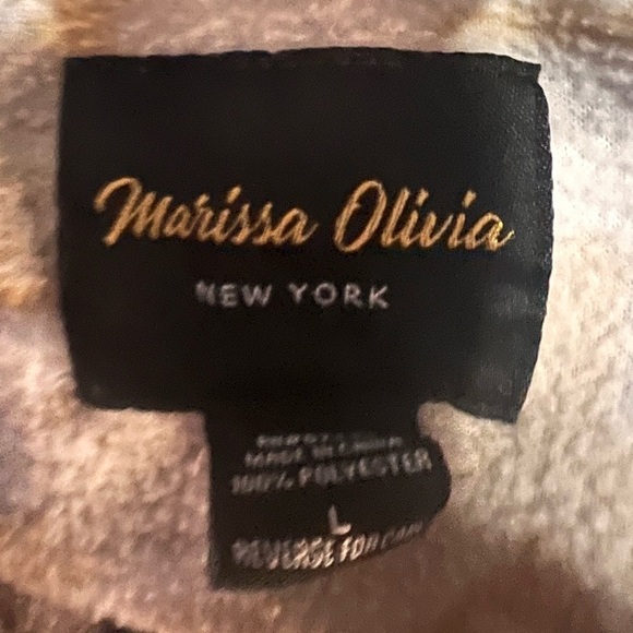 Stylish Geometric Teddy Jacket Size -L - Picture 2 of 5